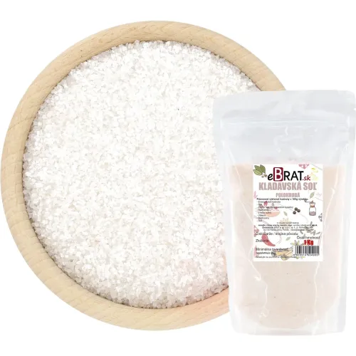 Kladavská soľ - polohrubá 1kg