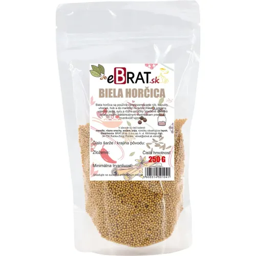 Biela horčica 250g