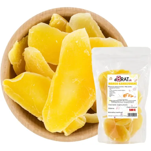 Kandizované mango - vločky 500g