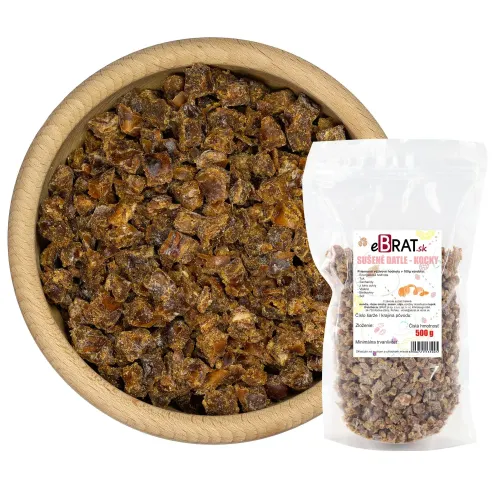 Sušené datle - kocky 500g