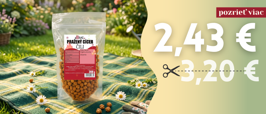 Pražený cícer chilli 200 g PROMO