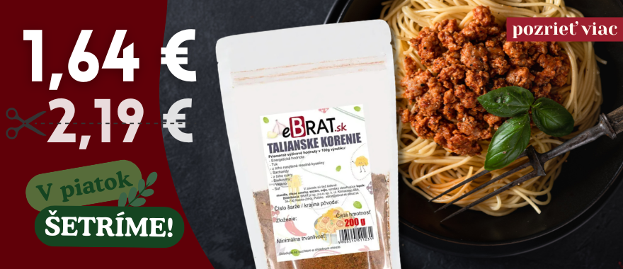 V piatok ŠETRÍME-Talianske korenie 200g