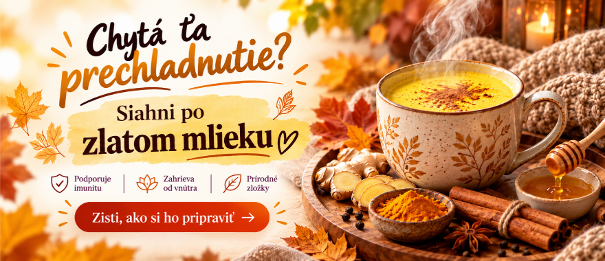 Zlaté mlieko na chladné dni — recept na hrejivý nápoj s kurkumou