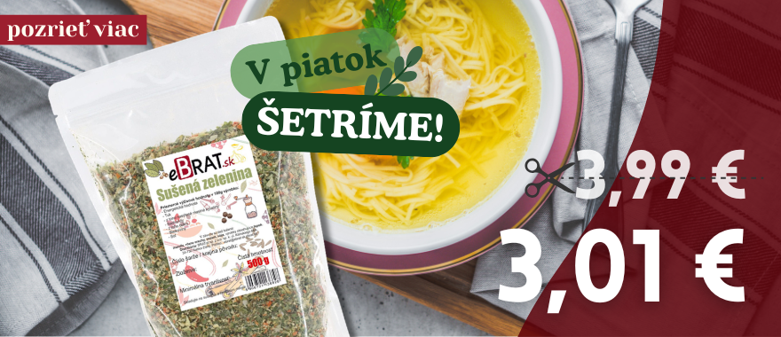 V piatok ŠETRÍME- Sušená zeleninová zmes 500g